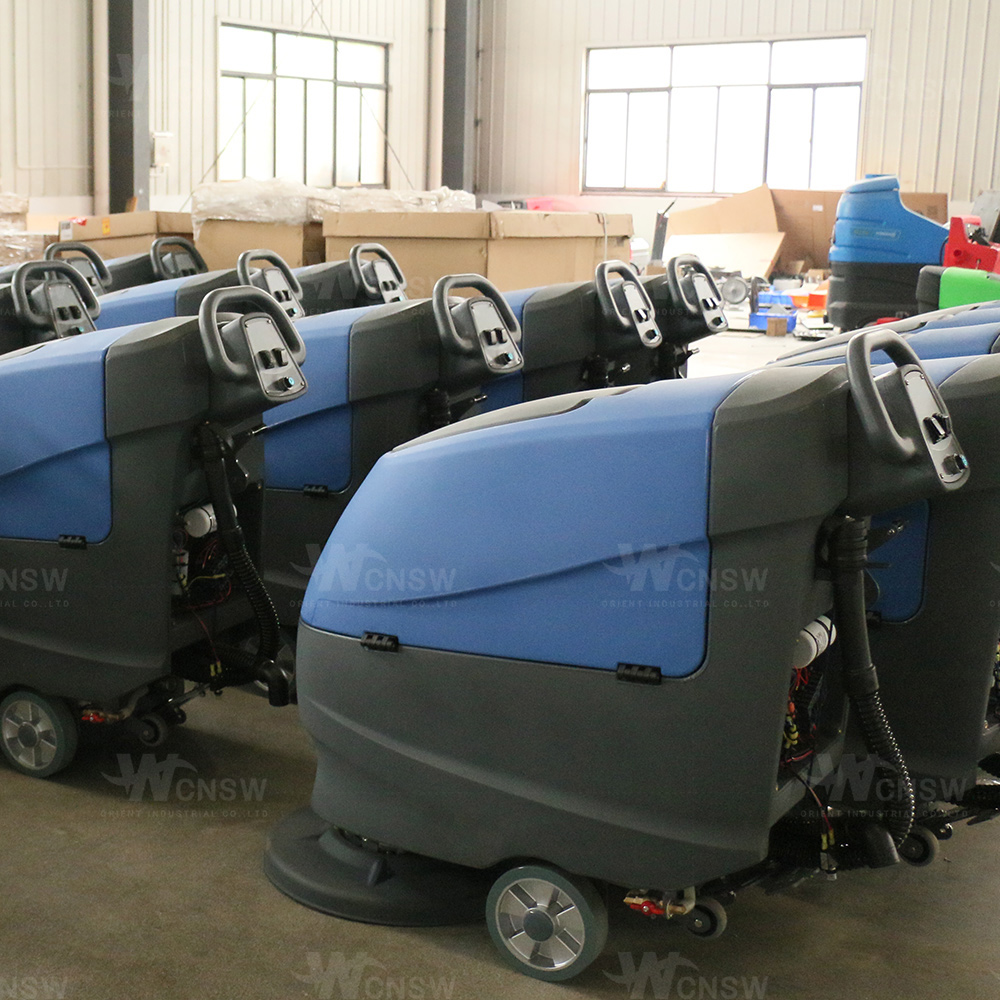 Cable Use Walk Behind Model Floor Scrubber Machine 