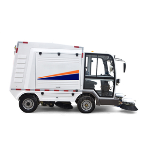 1000L Garbage Bin Pure Electric Road Sweeper Truck