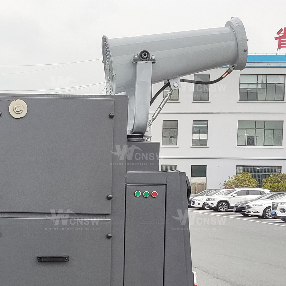 Parking Lot Commercial Fog Cannon Self-discharging Road Sweeper