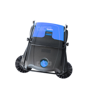 Manual sweeper machine with 40L rubbish bin Hand-Push Sweeper